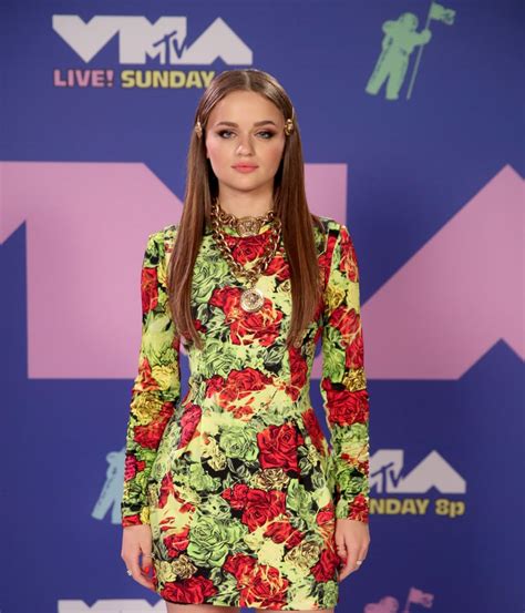 Joey King's Floral Versace Dress at MTV VMAs 2020